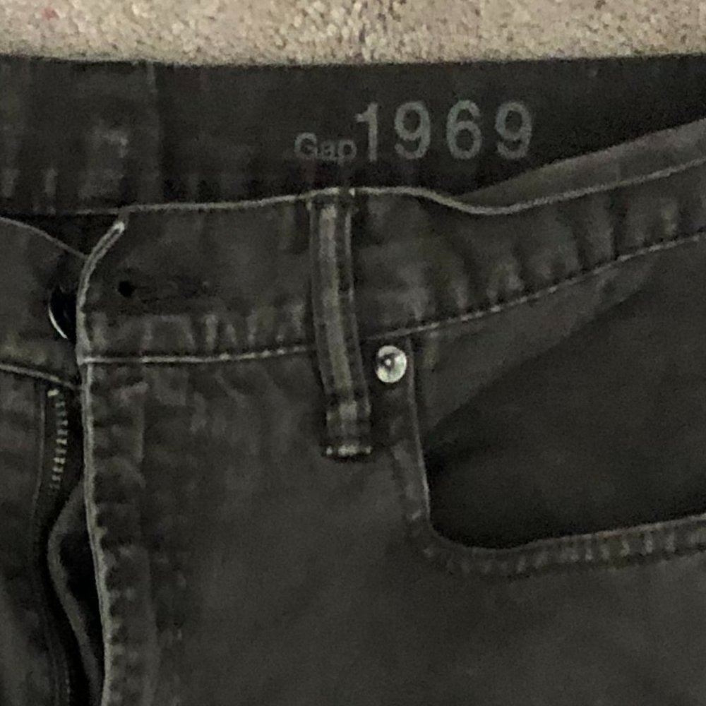 Gap 1969 Faded Black Jeans